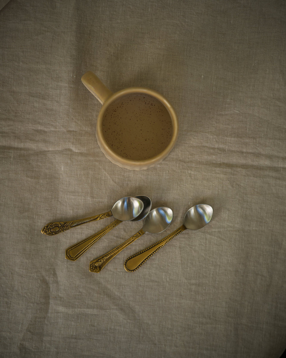 Antique Style Brass Teaspoons - Set of 4 – Morgan Wright Wholesale